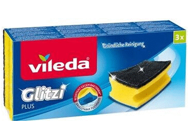 Sūkļi VILEDA Glitzi Plus 3gab.