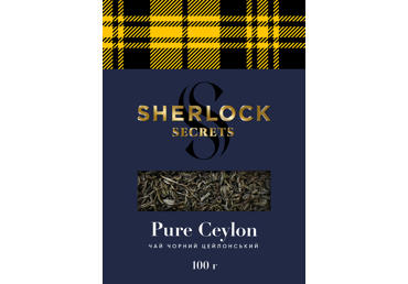 Melnā tēja SHERLOCK SECRETS Pure Ceylon 100g