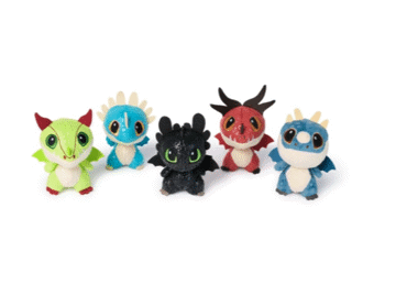 Plīša rotaļlieta DRAGONS 7,6cm - 2