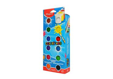Guašas MAPED Colorpeps 12x25ml