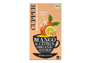 BIO augļu tēja CUPPER Mango 20x1,8g