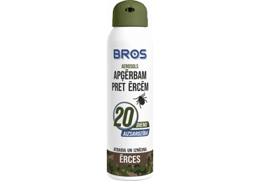 Aerosols pret ērcēm BROS 90ml