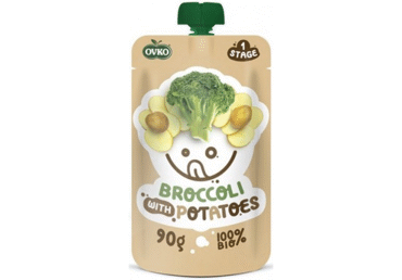 Biezenis OVKO BIO brokoļu- kartupeļu 6+ 90g