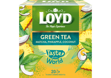 Tēja LOYD Matcha ananasu-kokosriekstu 20x1,5g