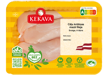 Cāļa krūtiņas mazās filejas ĶEKAVA 400g