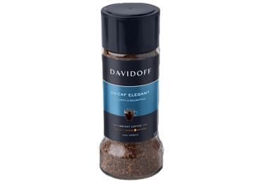Šķīstošā kafija DAVIDOFF Decaf 100g