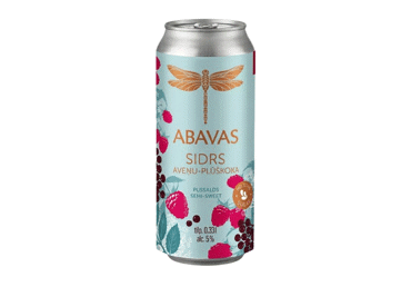 Sidrs ABAVAS Aveņu-plūškoka ziedu 5% 0,33L sk.D