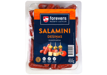 Karsti kūpinātas mini desiņas SalaMini FOREVERS 450g