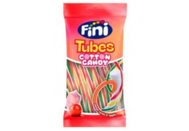 Želejas konfektes Tubes Cotton Candy FINI 125g