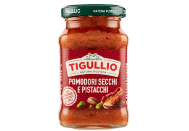 Pesto ar saulē kaltētiem tomātiem un pistācijām TIGULLIO 185g