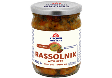 Rasoļņiks ar gaļu KITCHEN MASTERS 480g