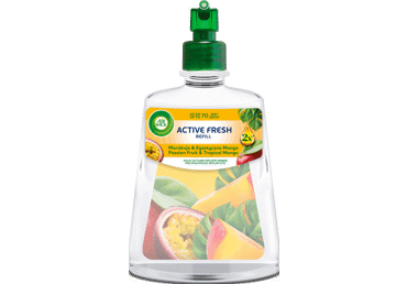 Gaisa atsvaidzinātāja rezerve AIRWICK Active Fresh Mango & Passion Fruit 228ml