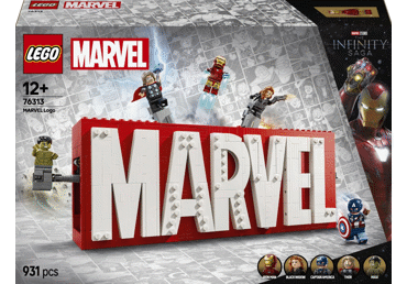 Konstruktors LEGO Marvel logo un minifig.76313