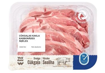 Cūkgaļas kakla karbonāde šķēlītēs WELL DONE 360g - 1