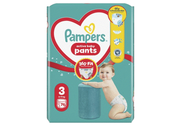 Autiņbiksītes PAMPERS Pants, Giant Pack, S3 6-11kg 76 gab.
