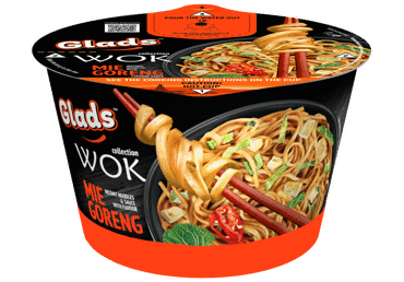 Ātri pagatavojamās nūdeles GLADS Wok Mie Goreng 95g