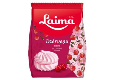 Zefīrs LAIMA dzērveņu 200g
