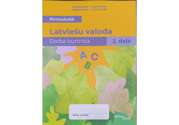 Grāmata LATVIEŠU VALODA darba burtīca 2.daļa