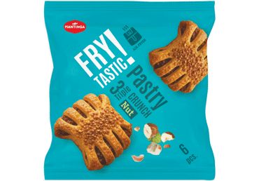 Saldēti pīrādziņi ar kraukšķīgu riekstu pildījumu FRYTASTIC 390g