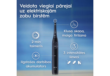 Elektriskā zobu birste ORAL-B iO2 Night Black - 3