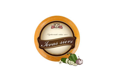 Siers ar ķiplokiem IEVAS SIERS kg