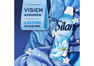 Veļas mīkstinātājs SILAN Fresh Sky 40m.r.880ml - 3