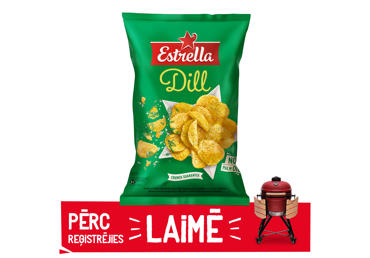 Čipsi ESTRELLA ar diļļu garšu 130g - 1