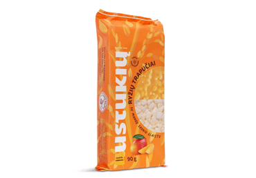 Rīsu galetes USTUKIU ar mango glazūru 90g - 2