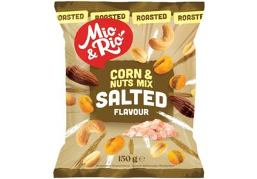Riekstu un kukurūzas maisījums MIO&RIO Salty 150g