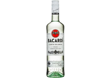 Rums BACARDI CARTA BLANCA 37,5% 1L