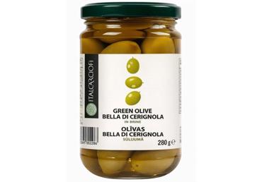 Zaļās olīvas sālījumā ITALCARCIOFI 280g