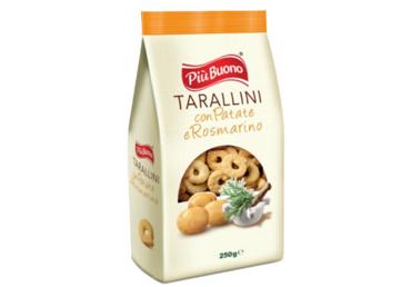 Uzkoda Taralli kartupeļu un rozmarīna PIU BUONO 250g