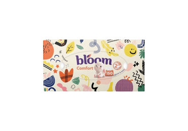 Kosmētiskās salvetes BLOOM Comfort 2kārtas 150gab. - 2