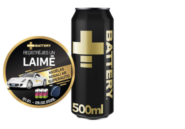Enerģijas dzēriens BATTERY 0,5L D - 1