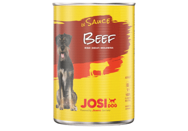 Konservi suņiem JOSI liellops mērcē 415g