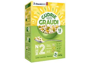 Pērļu grūbas GUDRIE GRAUDI Nr.2 4x90g