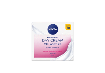 Sejas krēms NIVEA Nourishing SPF30 barojošs, dienas, sausai un jutīgai ādai 50ml