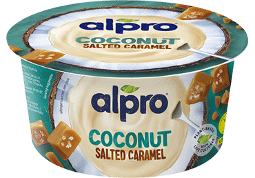 Kokosriekstu deserts ar sāļo karameli ALPRO 120g