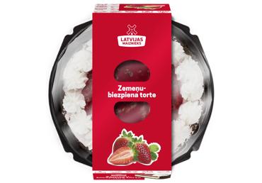 Torte Zemeņu-biezpiena LATVIJAS MAIZNIEKS 730g - 3