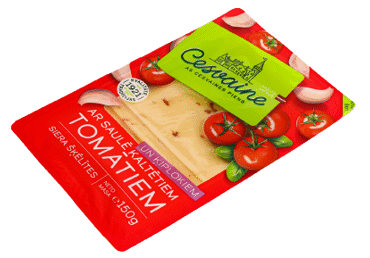 Siers CESVAINE ar tomātiem un ķiplokiem šķēlītēs 150g - 2