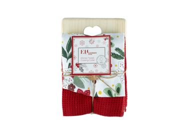 Virtuves dvieļi 40x70cm 2gab.ar griešanas dēli - 2