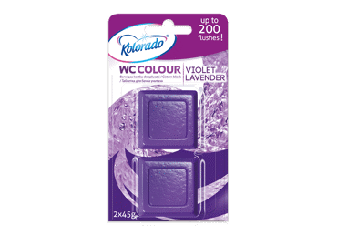 Tualetes bloks skalošanas tvertnei KOLORADO 2x45g