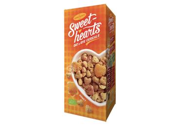 Rudzu auzu pārslas SWEETHEARTS medus kanēlis 150g