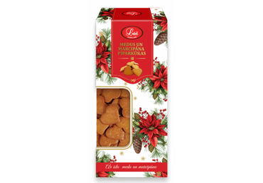 Piparkūkas ar medu un marcipānu Lāči 190g