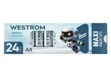 Baterijas WESTROM  AA LR6 24 gab.
