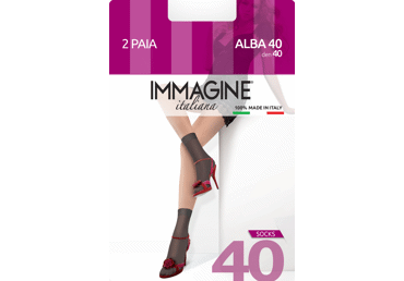 Sieviešu zeķes IMG ALBA 40 NERO