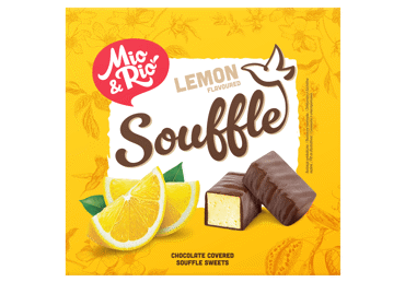 Konfekšu kārba citronu Souffle MIO&RIO 380g