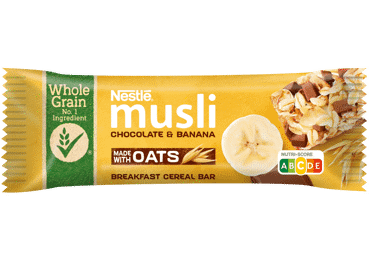 Musli batoniņš NESTLE šokolādes un banānu 35g