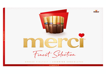 Konfekšu kārba MERCI Asorti 400g