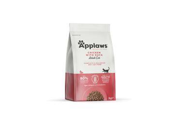 Sausā kaķu barība ar vistu un pīli APPLAWS 2kg